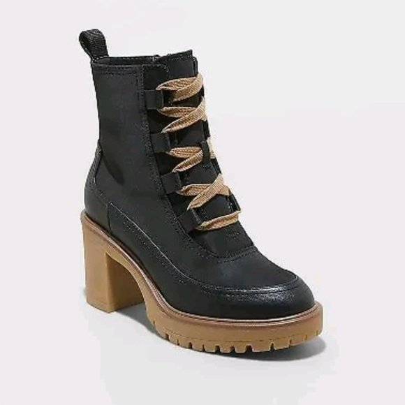 Universal Thread Shoes Nwt Womens 65 Black Glenda Hiking Boot